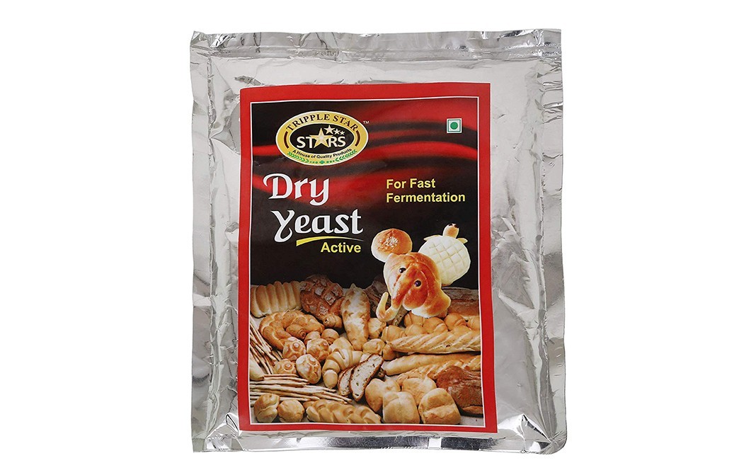 Tripple Star Dry Yeast Active    Pack  200 grams